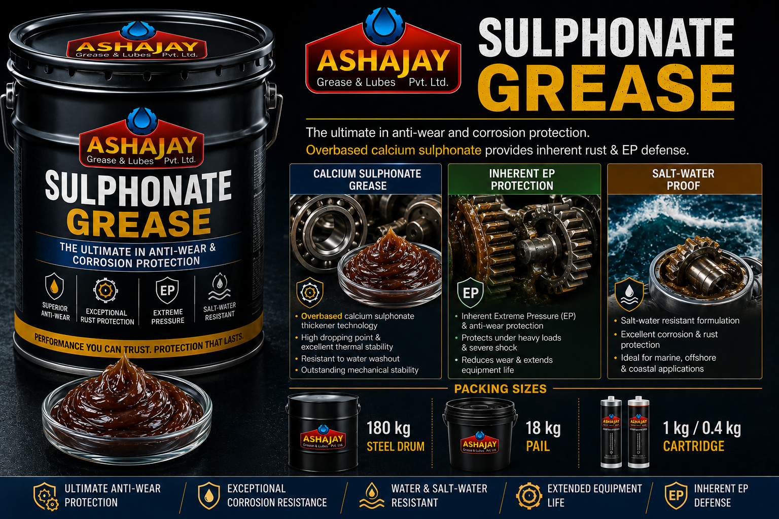 Ashajay Calcium Sulphonate Grease
